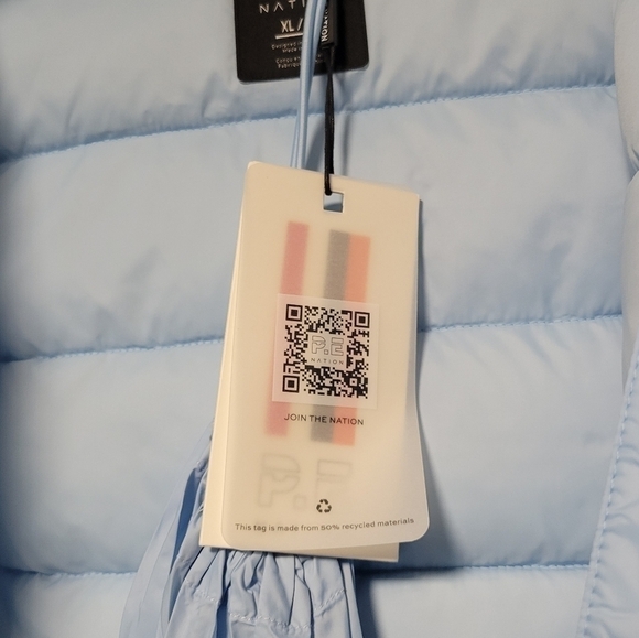 P.E NATION NWT EXPEDITION Jacket in summer sky size extra large - Picture 9 of 16